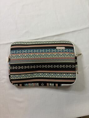 Kayond Laptop Sleeve Unisex 14 In Boho Aztec Canvas Padded Double Zipper Case